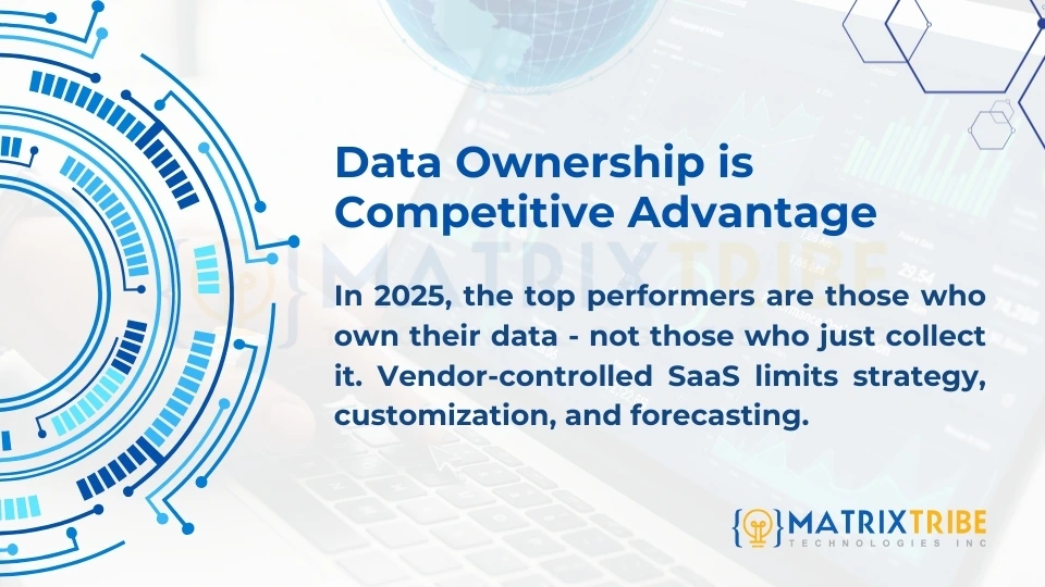 Data ownership is advantage