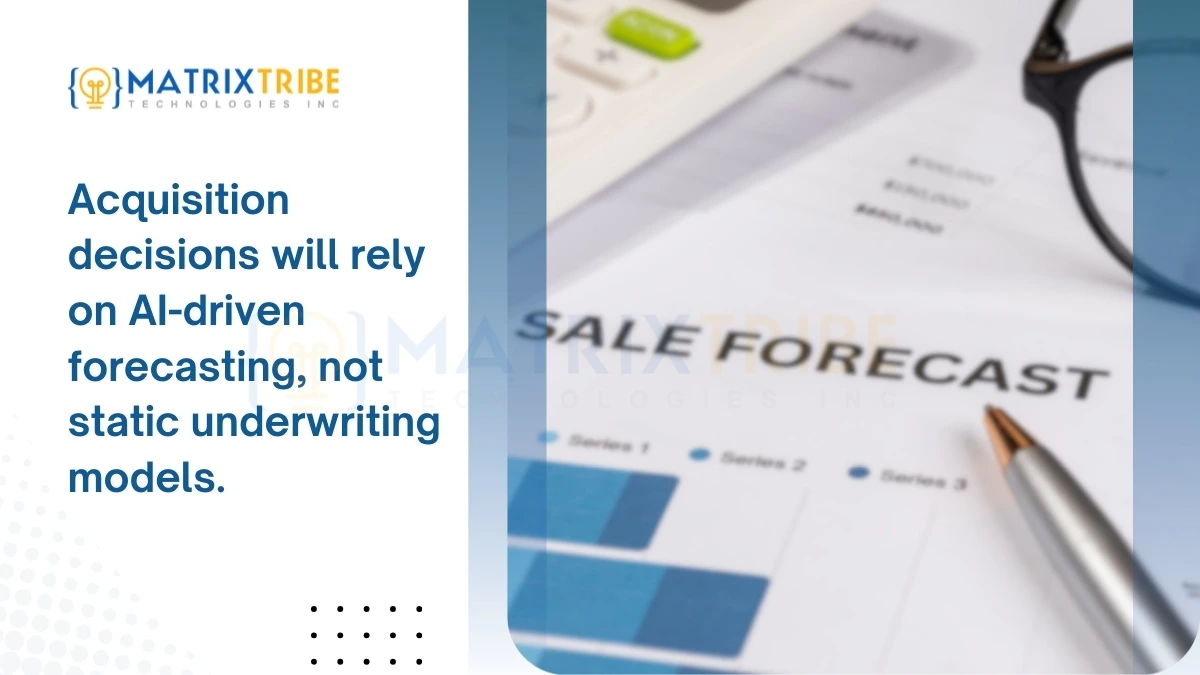 Acquisition decisions will rely on AI-driven forecasting