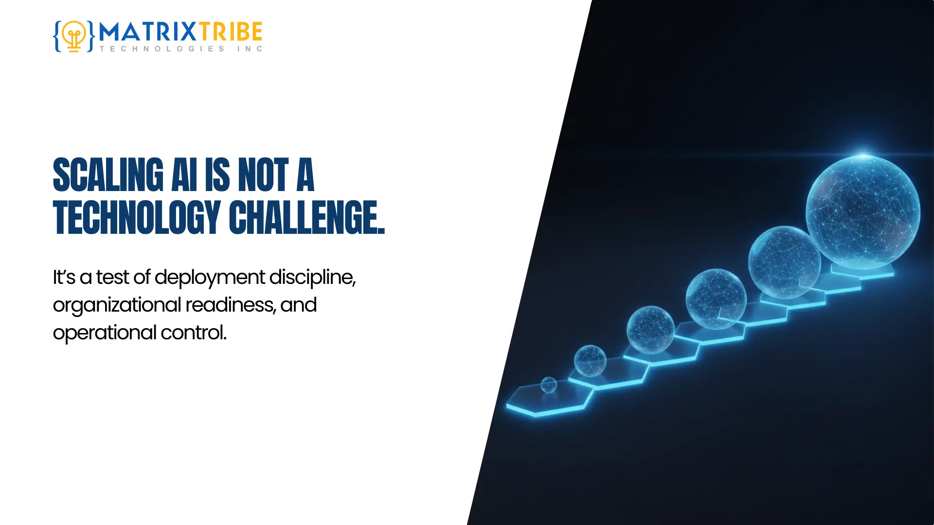 Scaling AI is not a technology challenge