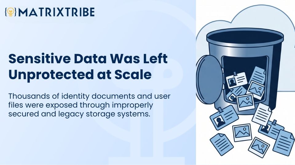 User data in legacy system was left unprotected in the tea app