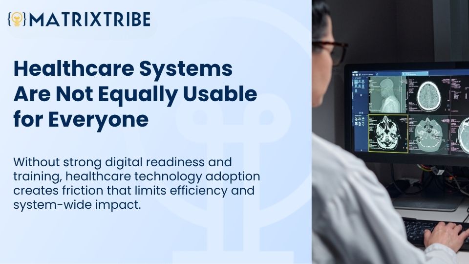 Healthcare Systems Are Not Equally Usable for Everyone