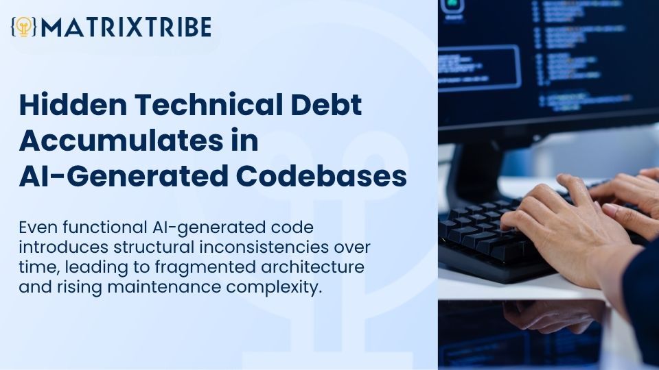 Hidden Technical Debt Accumulates in
AI-Generated Codebases