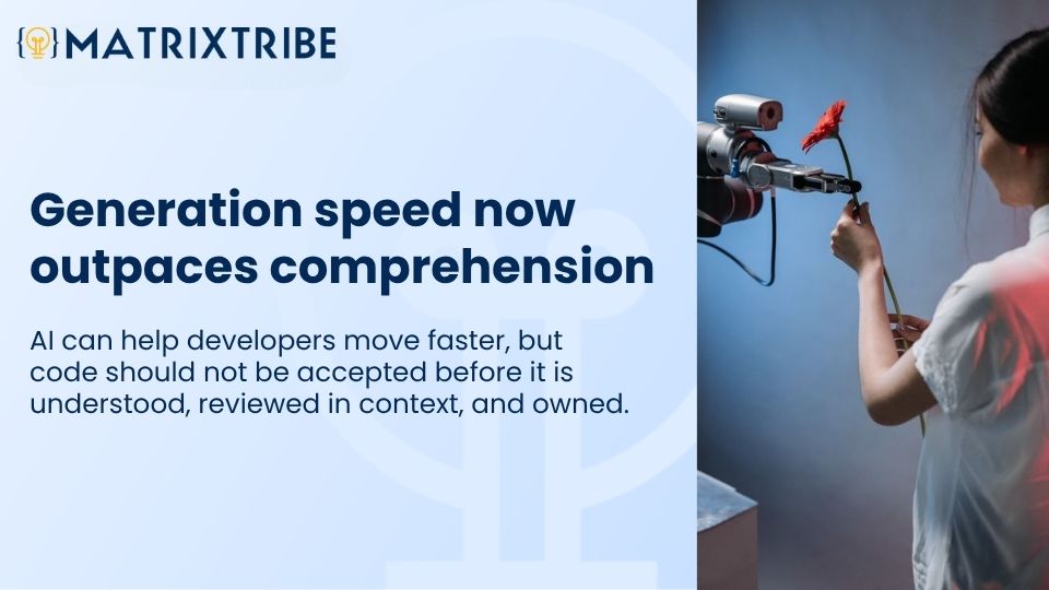 The First Governance Gap: Generation Speed Outpaces Comprehension
