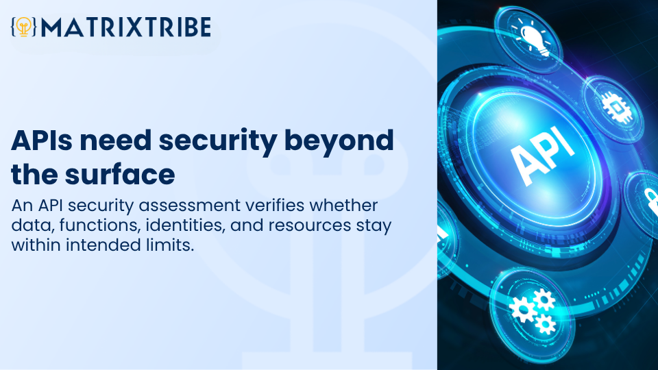 An API security assessment verifies whether data, functions, identities, and resources stay within intended limits.