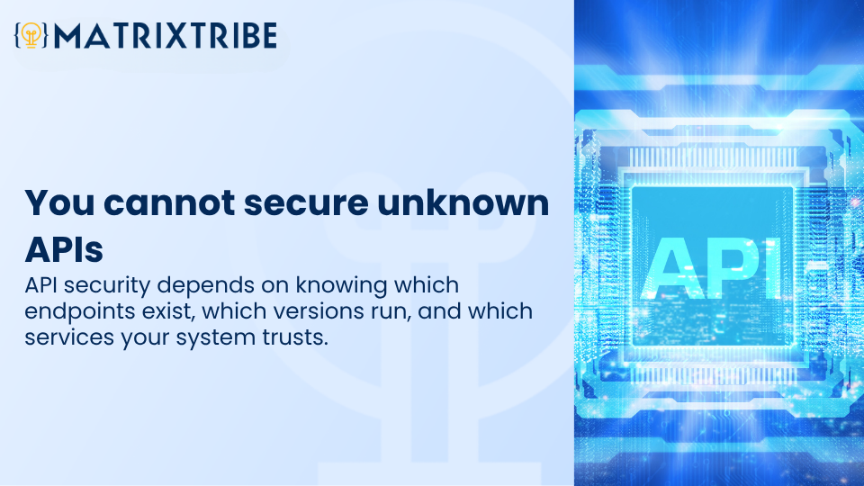 API security depends on knowing which endpoints exist, which versions run, and which services your system trusts.